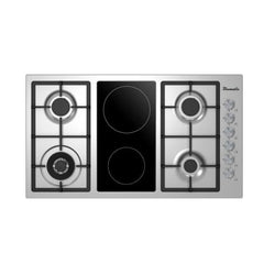 Blumatic Hob 90cm 5 Burners Full Safety Stainless Steel Flush