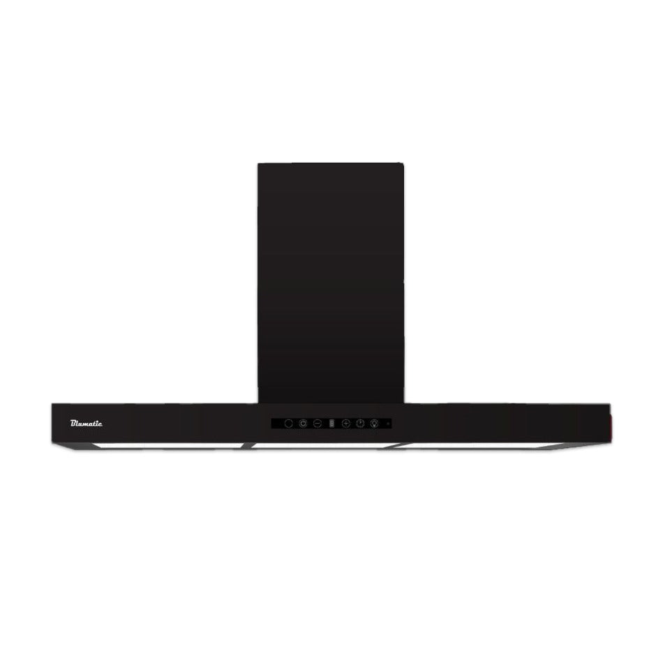 Bluematic hood, 90 cm, letter T, black (BLHDM90TBK)