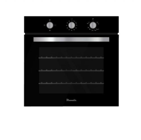 DR Bloomatic Built-in Gas Oven 60 Cm – Black