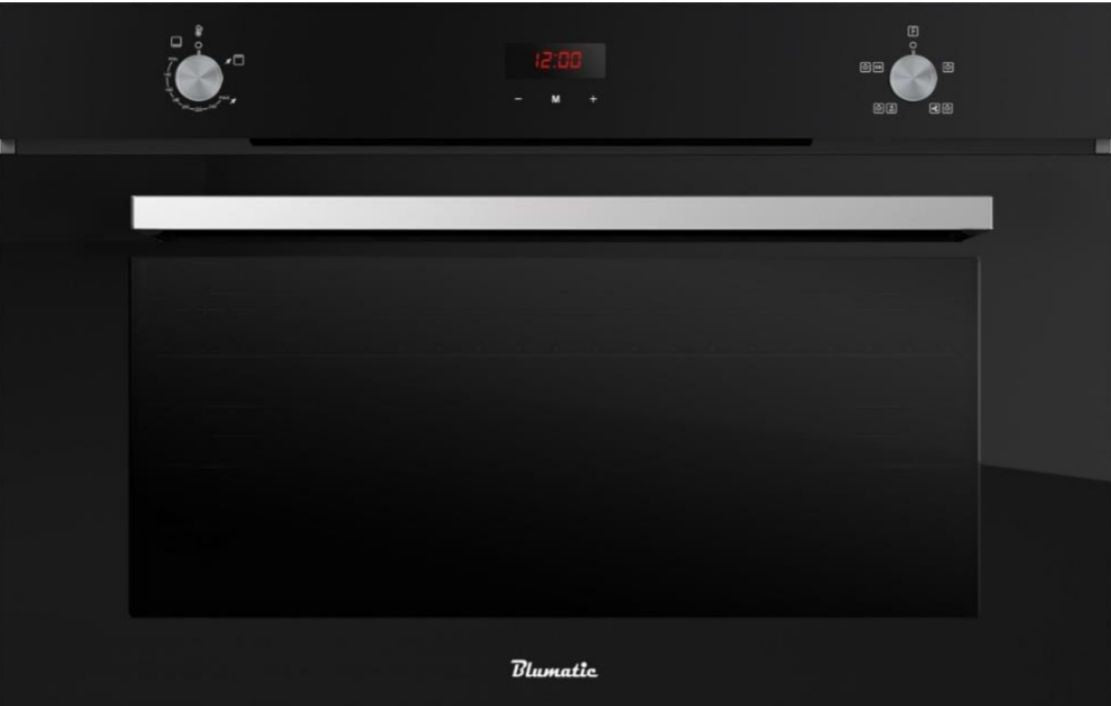 Blumatic Built-in Electric Oven 90 Cm – Digital – Black – 130 Liters