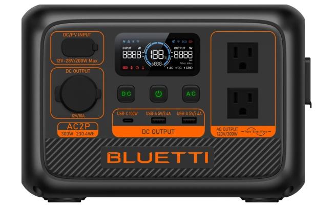 BLUETTI - AC2P Ultra - lightweight Portable Power Station Designed for Outdoor Activities