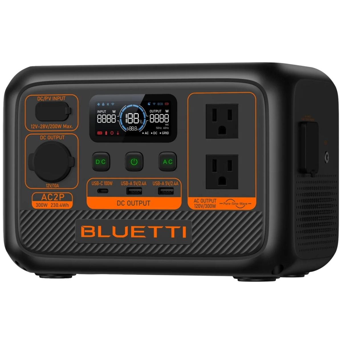 BLUETTI - AC2P Ultra - lightweight Portable Power Station Designed for Outdoor Activities