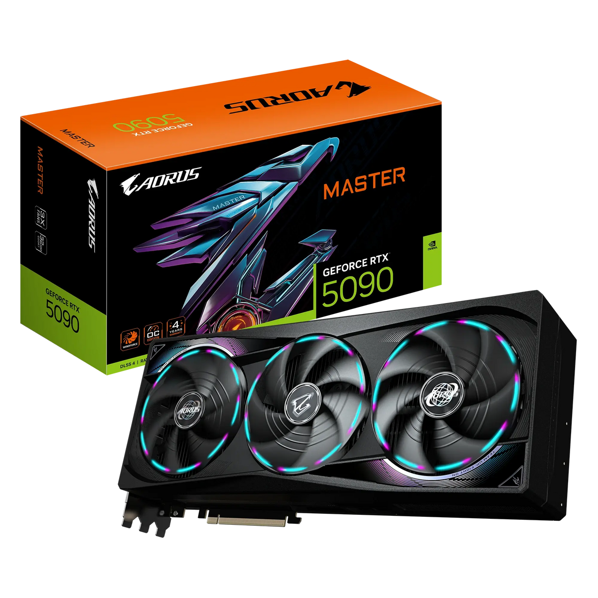 GIGABYTE AORUS GeForce RTX 5090 MASTER 32GB GDDR7 Graphics Card