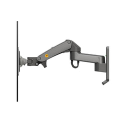 NB North Bayou F150 17"-35" Gas Spring Full Motion Wall Monitor Mount Single Arm 3-12KG