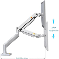 NB North Bayou G32 22" to 32" Adjustable Dual Monitor Stand Gas-Spring Desk Mount (2-15kgs)