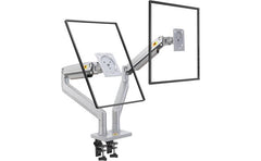 NB North Bayou G32 22" to 32" Adjustable Dual Monitor Stand Gas-Spring Desk Mount (2-15kgs