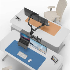 NB North Bayou H180-FP 10"-17" Laptop/Tablet 17"27" Monitors Ergonomic Gas-Spring Multifunctional Dual Bracket Desk Mount