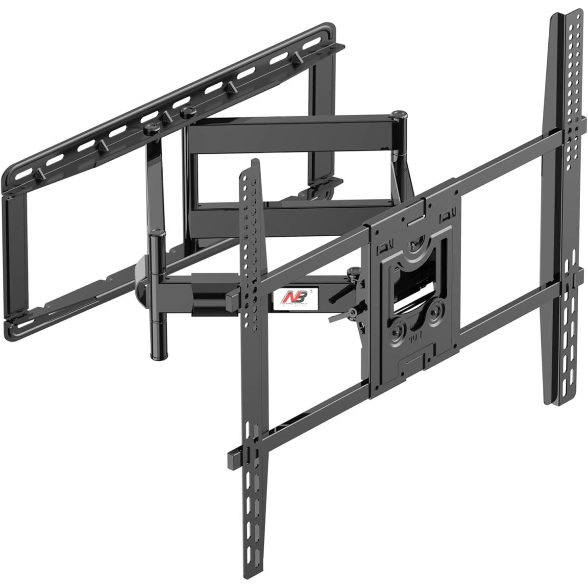 NB North Bayou SP5 Full Motion 75" to 110" Heavy Duty TV Wall Mount for Large OLED, LCD, 4K TV with Cable Management