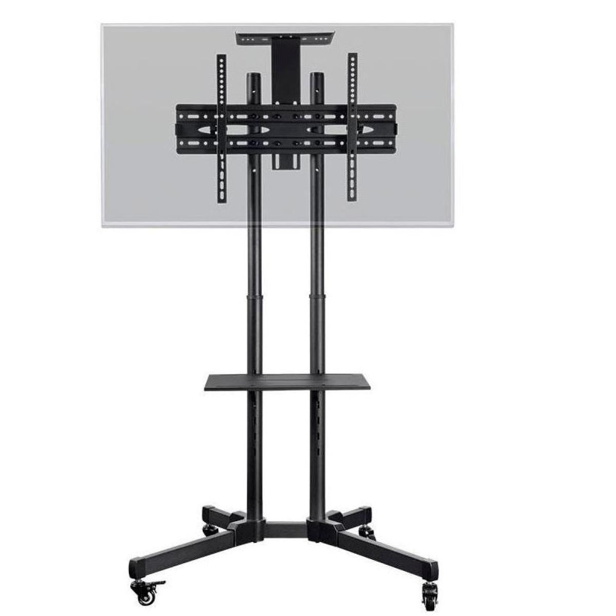 TV Trolley Bracket Stand With Media Shelf 32" to 65"