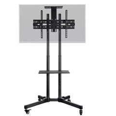 TV Trolley Bracket Stand With Media Shelf 32" to 65"