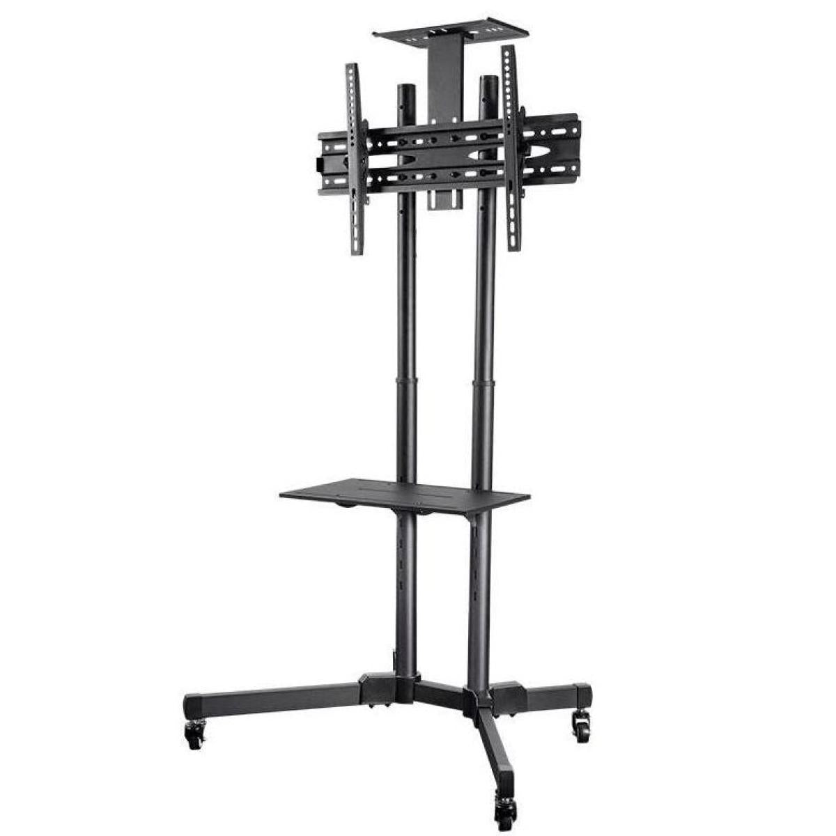 TV Trolley Bracket Stand With Media Shelf 32" to 65"