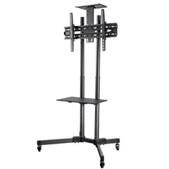 TV Trolley Bracket Stand With Media Shelf 32" to 65"