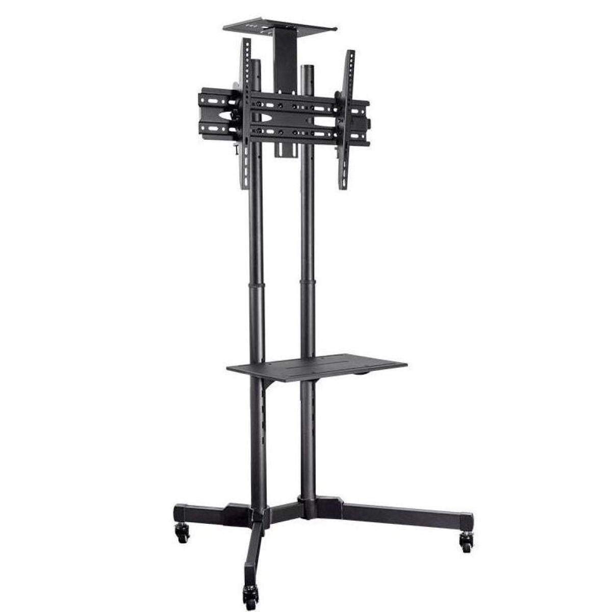 TV Trolley Bracket Stand With Media Shelf 32" to 65"