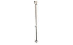 Aluminum Alloy Adjustable Ceiling Camera Bracket From 60cm To 120cm White
