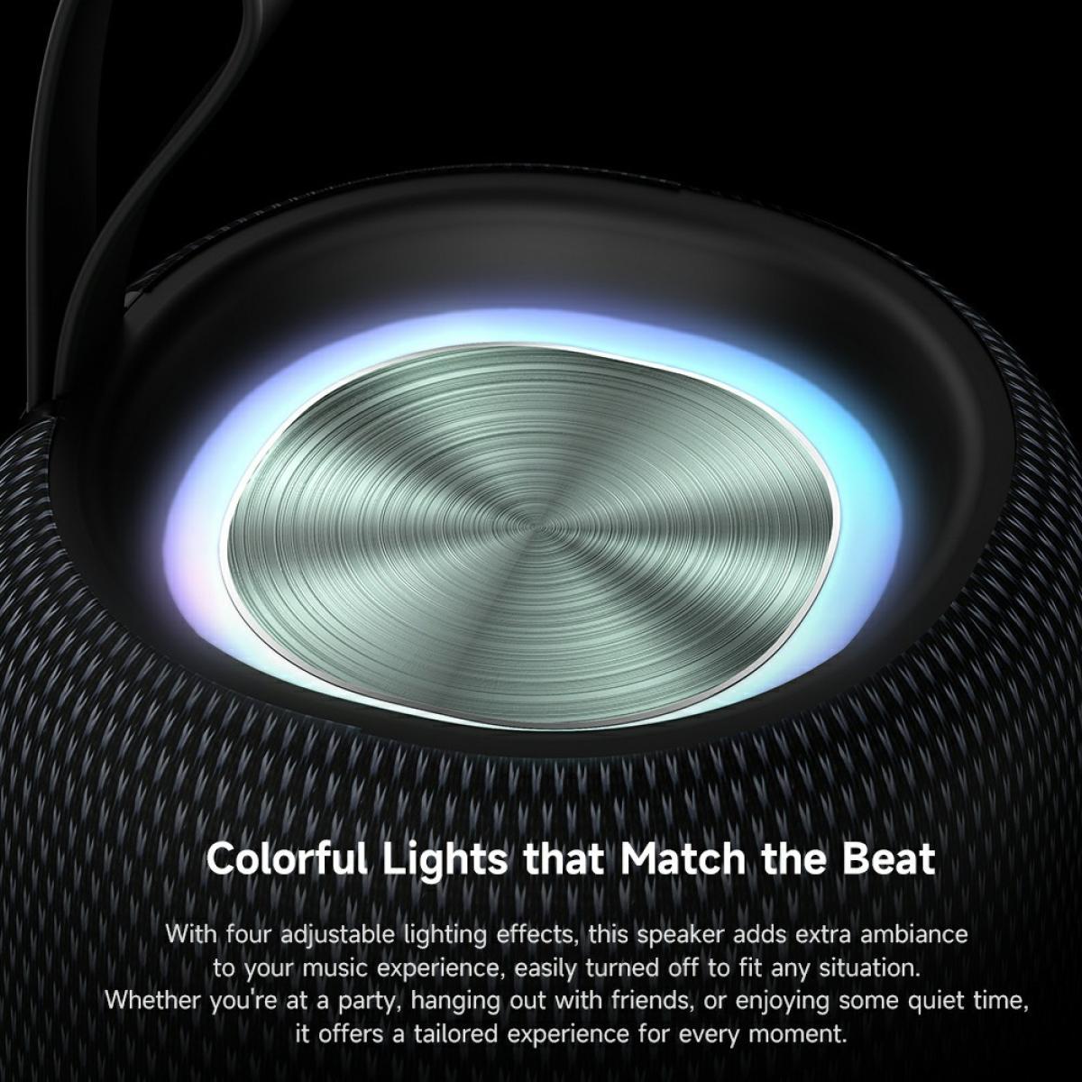 Mcdodo Bs 1410 Portable Speaker Bluetooth Compatible Wireless Audio With Colorful Lights Ipx4 Waterproof Black Mcdodo Bs 1410 Portable Speaker Bluetooth Compatible Wireless Audio With Colorful Lights Ipx4 Waterproof Black