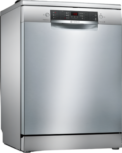 Bosch Free Stand Dishwasher A++, 3Spray, 6Program, Stainless Steel - SMS46II10Q