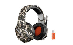 Meetion Bth014 Surround Sound 2.4g Wireless Bluetooth & Wired Gaming Headset Yellow