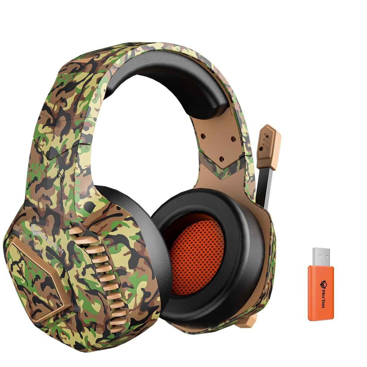 Meetion BTH014 Surround Sound 2.4G Wireless Bluetooth & Wired Gaming Headset -Green Meetion BTH014 Surround Sound 2.4G Wireless Bluetooth & Wired Gaming Headset -Green