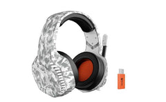 Meetion Bth014 Surround Sound 2.4g Wireless Bluetooth & Wired Gaming Headset White