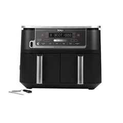 Ninja Dual Zone Air Fryer, 9.5Lit, 6Programs, Black - AF451UK