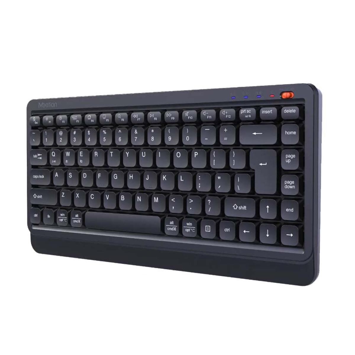 Meetion BTK500 Streamlined Dual-Mode Compact Wireless Keyboard
