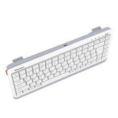 Meetion BTK500 Streamlined Dual-Mode Compact Wireless Keyboard -White