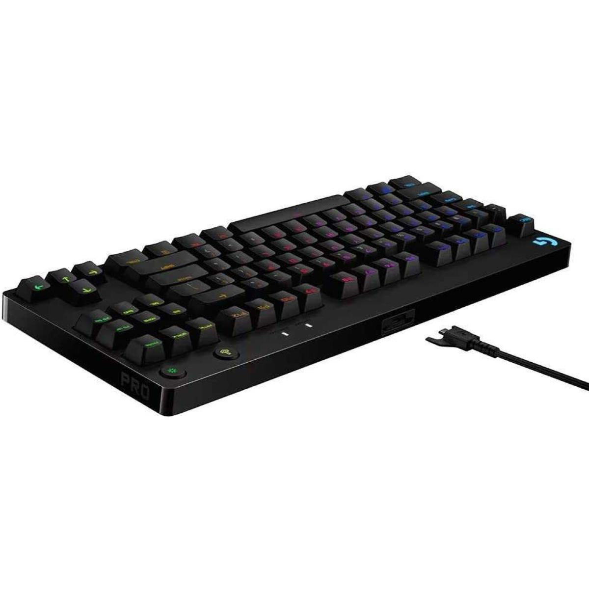 Logitech G Pro X Tkl Wired Mechanical Swappable Switches Lightsync Rgb Detachable Cable 12 Programmable F Keys Gx Blue Clicky Switches Black Logitech G Pro X Tkl Wired Mechanical Swappable Switches Lightsync Rgb Detachable Cable 12 Programmable F Keys Gx Blue Clicky Switches Black