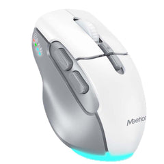 Meetion BTM001 2.4G Wireless & Bluetooth Dual-Mode Ergonomic Mouse -White