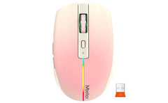 Meetion Btm002 2.4g Wireless & Bluetooth Dual Mode Mouse Pink