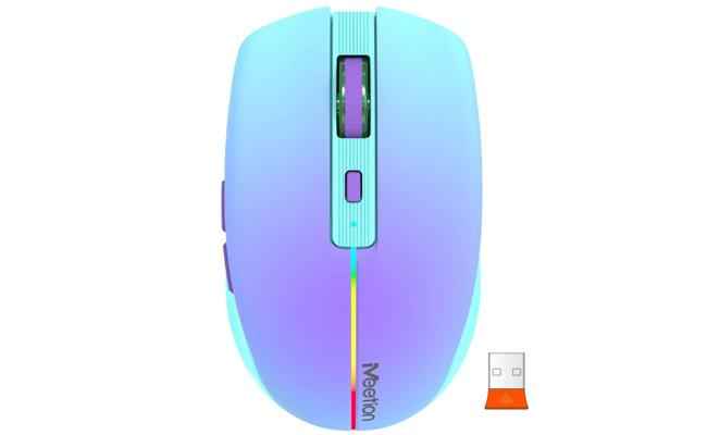 Meetion Btm002 2.4g Wireless & Bluetooth Dual Mode Mouse Khaki