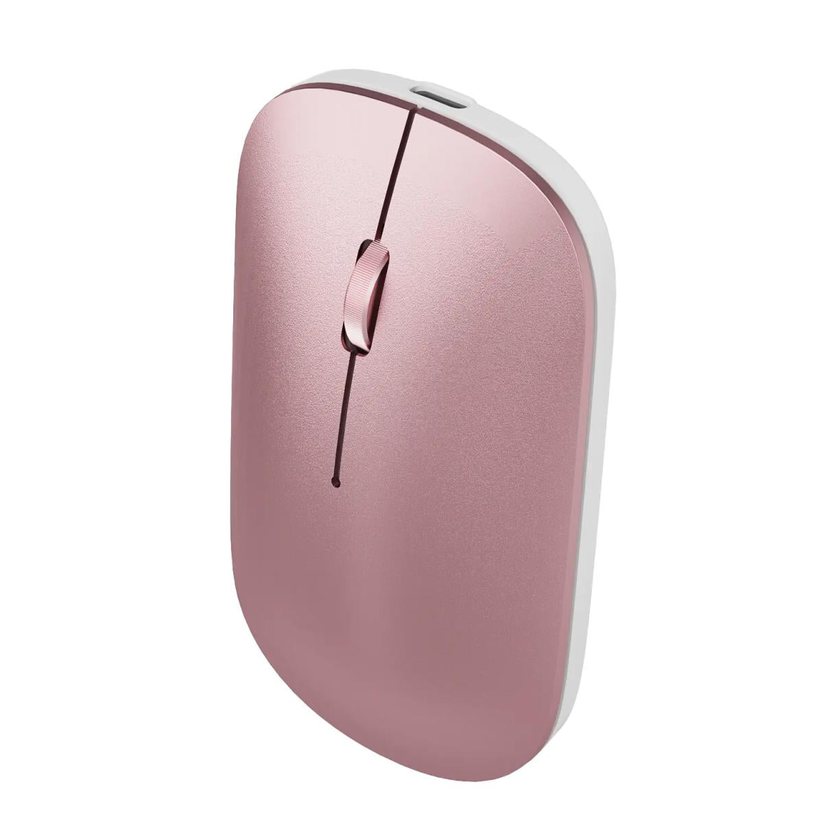 Meetion BTM003 Quad Mode Bluetooth Wireless Mouse -Pink