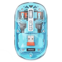 Meetion BTM005 Dual Mode 2.4G Bluetooth & Wireless Mouse -Blue
