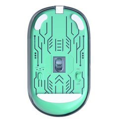 Meetion BTM005 Dual Mode 2.4G Bluetooth & Wireless Mouse -Green