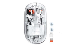 Meetion Btm005 Dual Mode 2.4g Bluetooth & Wireless Mouse White