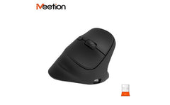 Meetion Btm010r Right Handed Ergonomic Wireless Vertical Mouse Black