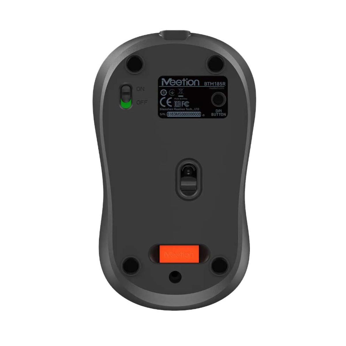 Meetion BTM185R Wireless 2.4G & Bluetooth Dual-Mode Rechargable Mouse