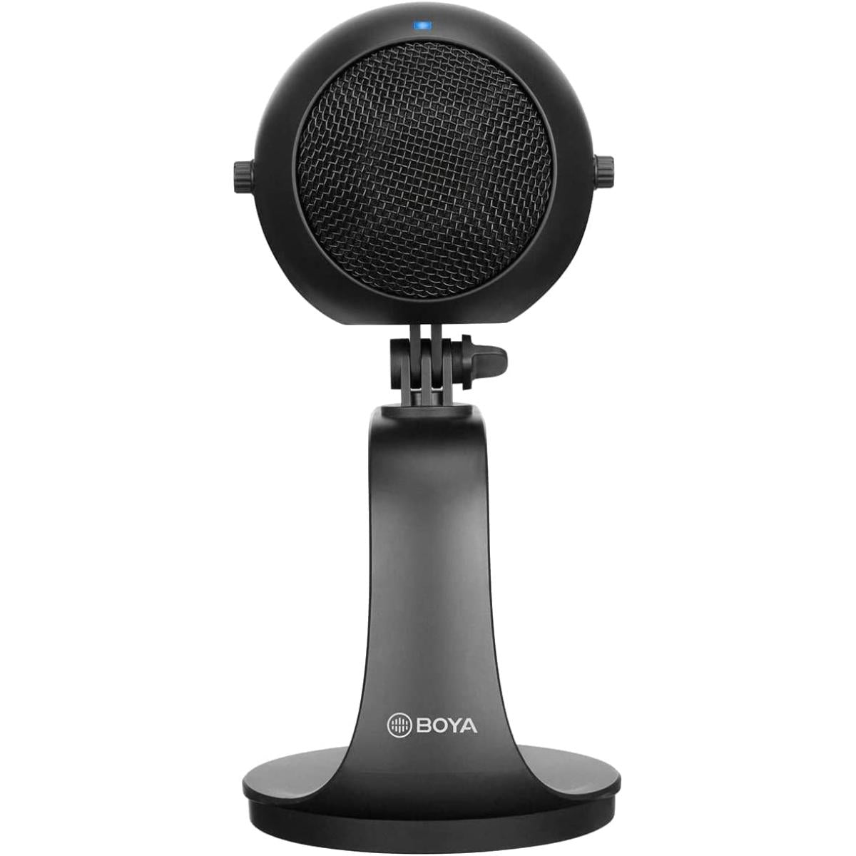 Boya By Pm300 Usb Microphone Condenser Microphone With Monitoring For Podcasts, Studios, Streaming, Radio, Youtube, Plug 'n Play On Pc And Mac Black