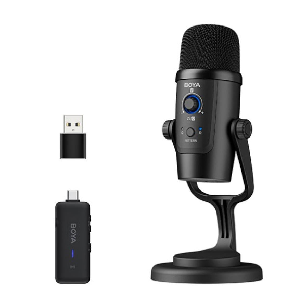BOYA BY-PM500W Dual Mode Wireless & Wired Omnidirectional/Cardoid Microphone