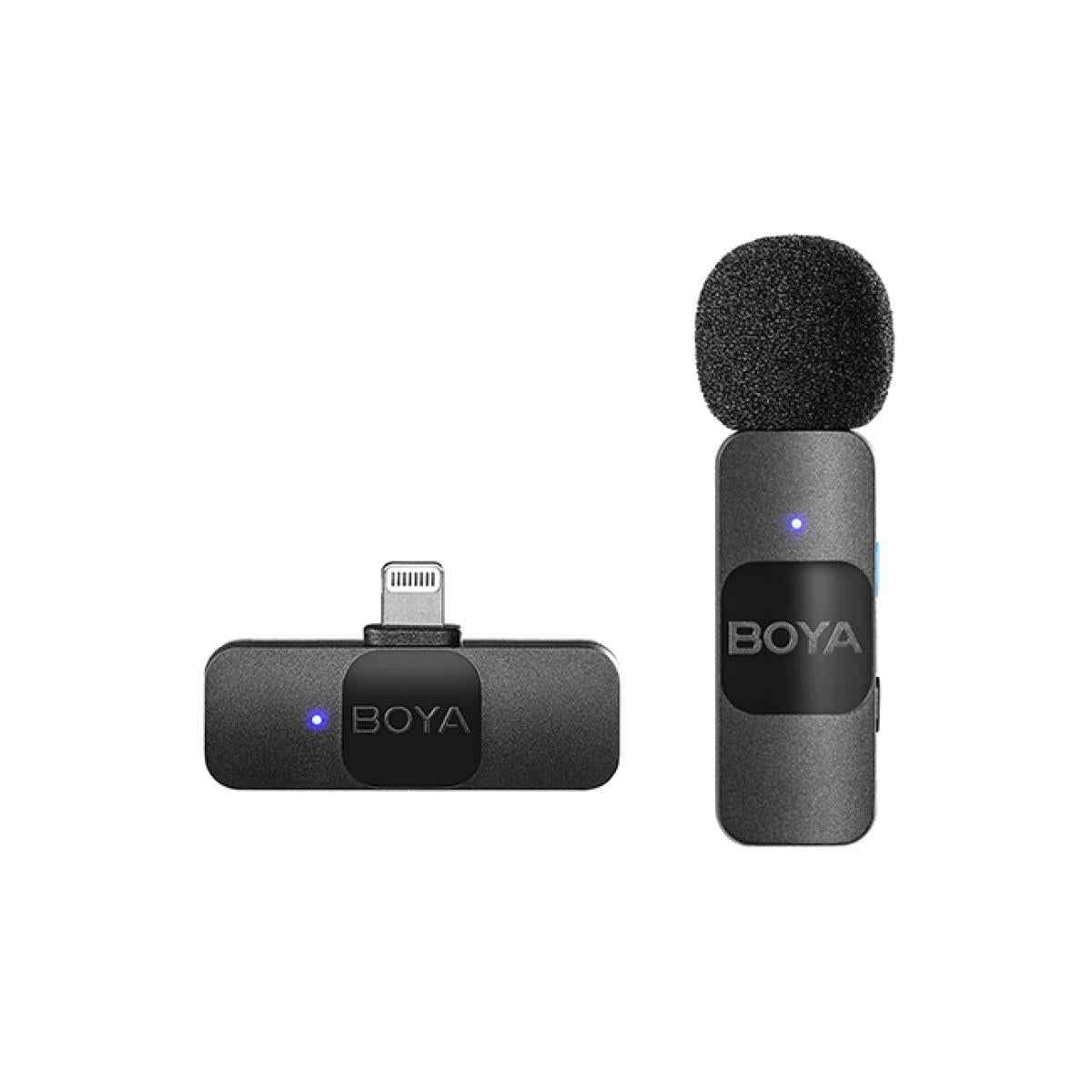 BOYA BY-V1 Ultracompact 2.4GHz iPhone Wireless Microphone System (One Mic)