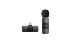 Boya By V1 Ultracompact 2.4ghz Iphone Wireless Microphone System (one Mic) with audio