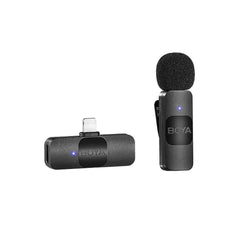 BOYA BY-V1 Ultracompact 2.4GHz iPhone Wireless Microphone System (One Mic)