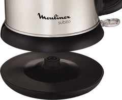 BY550 Moulinex Steel Water Heater, 1.7 Liters, 2400 Watts