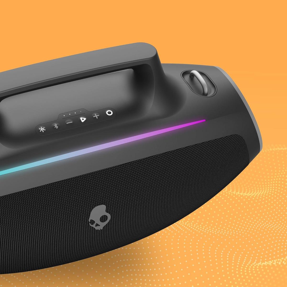 Skullcandy Barrel Bluetooth Boombox Speaker - Water Resistant Wireless Portable Speaker