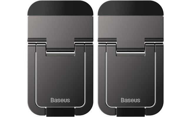 Baseus Slim Laptop Kickstand (2 PCS) Compa, Durable, Heat Dissipation, Adjustable Viewing Angle - Black