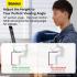 Baseus Slim Laptop Kickstand (2 PCS) Compa, Durable, Heat Dissipation, Adjustable Viewing Angle - Black