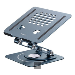 Baseus Foldable Stand for Laptop And iPad Tablet 360 Degree Rotatable (three Fold Version) Grey