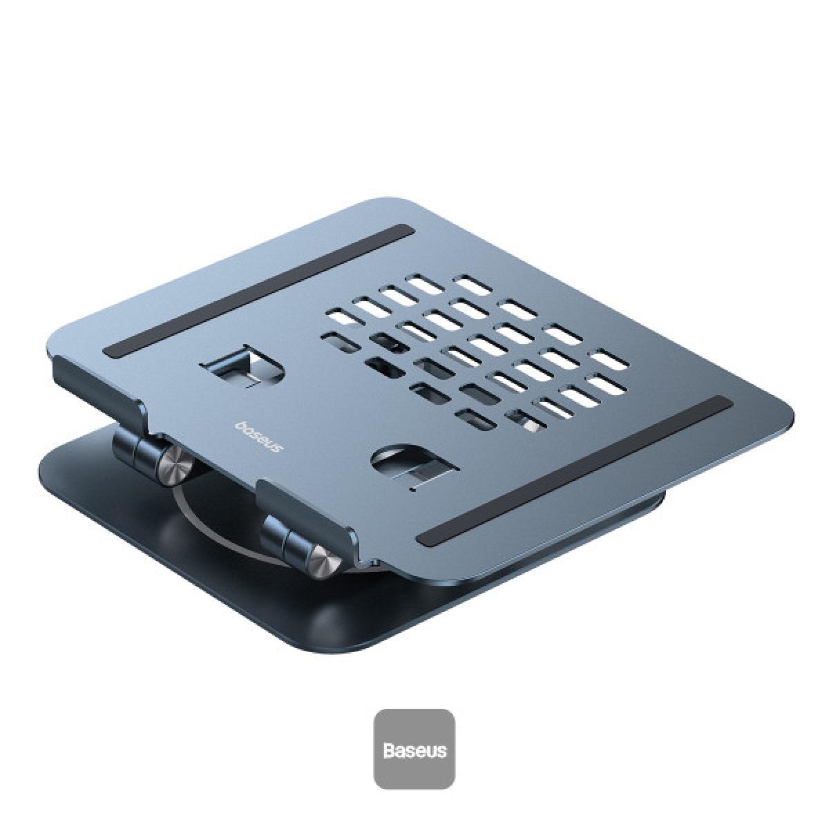Baseus Foldable Stand for Laptop And iPad Tablet 360 Degree Rotatable (three Fold Version) Grey