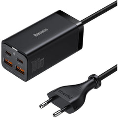 Baseus GaN3 Pro fast universal GaN charger 2 x USB Type C / 2x USB 100W PD3.0, QC4.0 +, AFC - black