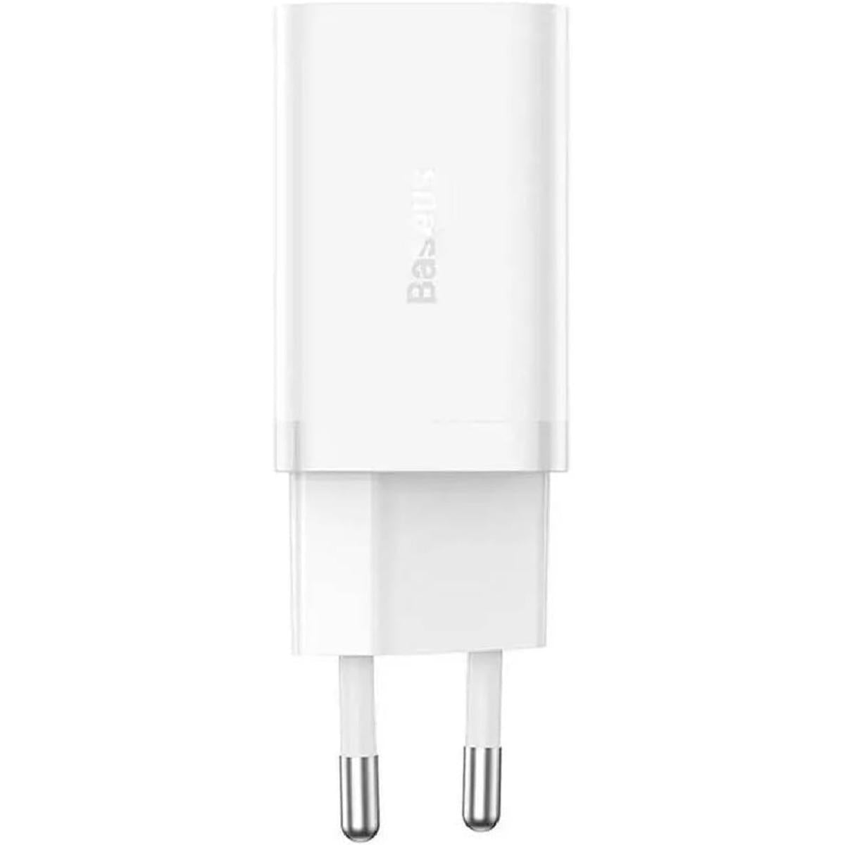Baseus GAN5 Pro Fast Charger Dual Type C Port, 40w EU, B Technology White