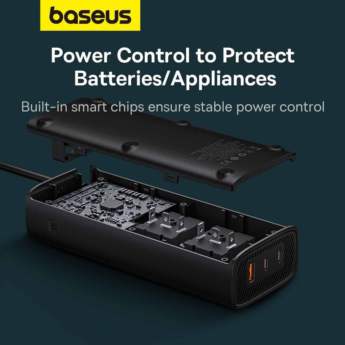 Baseus Ac 220v Dc 12v black 150w USB adapter Car Inverter to Auto Converter Type